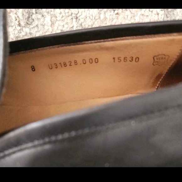 Bruno Magli Mens Black Italian Leather Designer Loafer Dress Shoe 8 - Picture 9 of 12